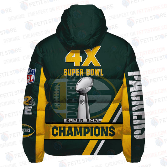 Green Bay Packers  CozyCloud Down Jacket AZBTDWJ000155