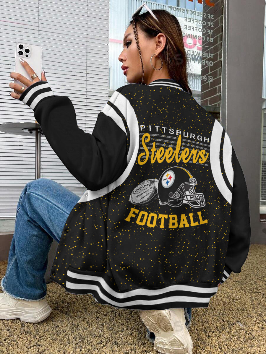 Pittsburgh Steelers National Football League Varsity Jacket AZBTVJK000604