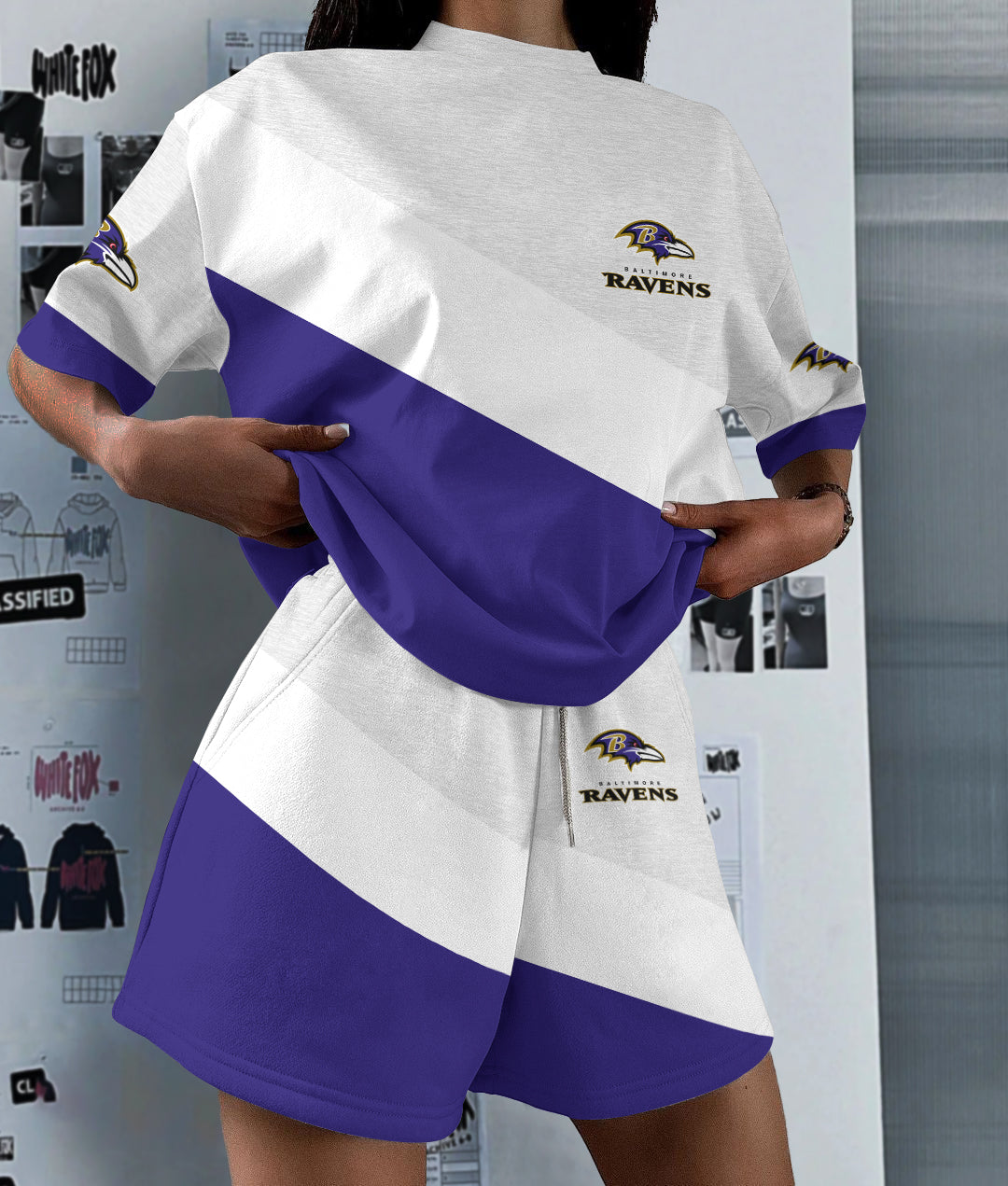 Baltimore Ravens Limited Edition Top And Shorts Two-Piece Suits (1)