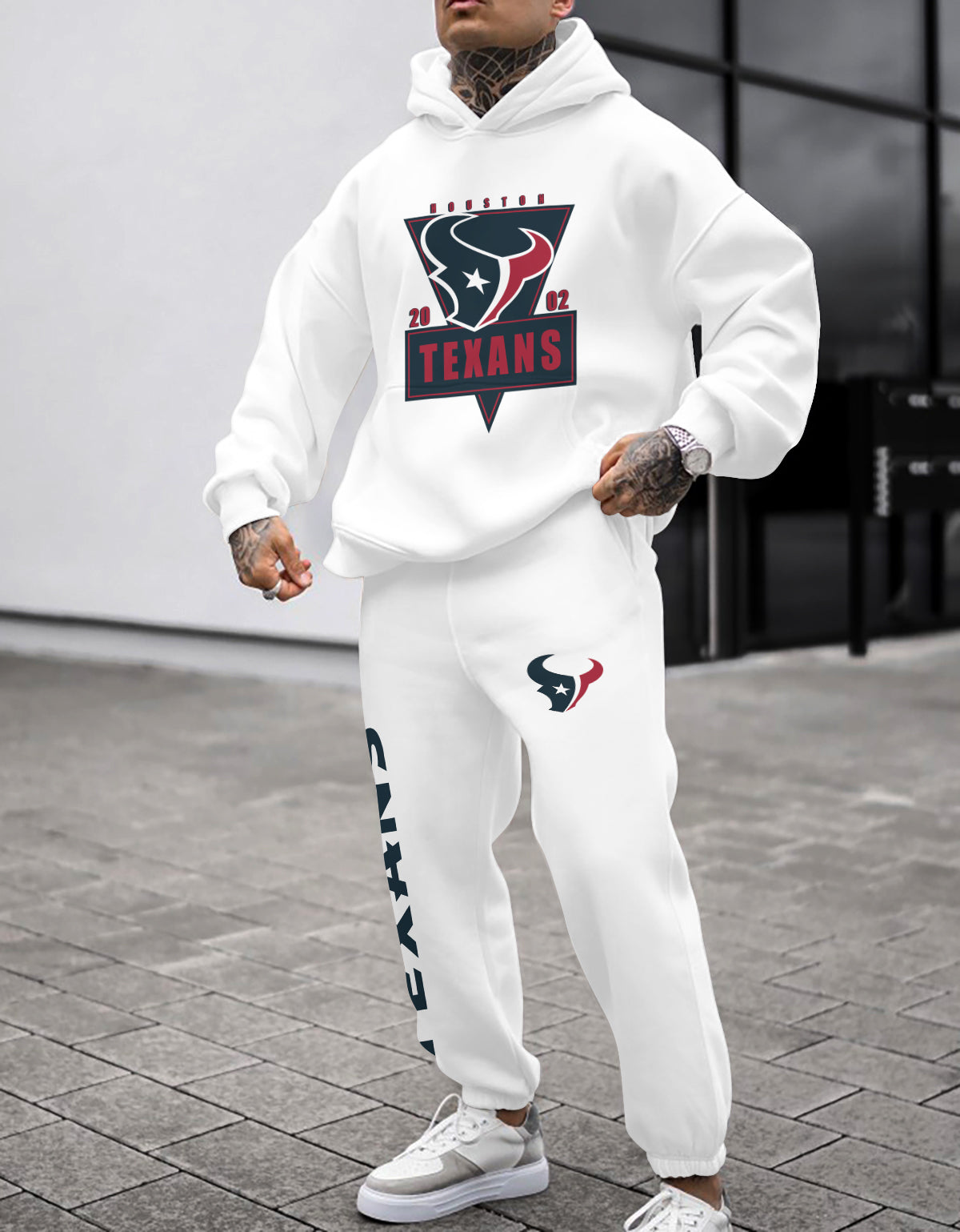 Houston Texans Combo Pullover Hoodie And Sweatpants AZBTPHSP000054