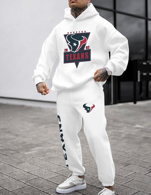 Houston Texans Combo Pullover Hoodie And Sweatpants AZBTPHSP000054