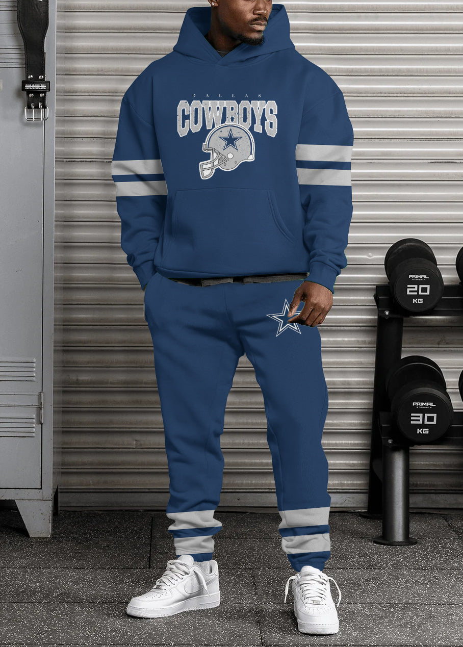 Dallas Cowboys Combo Pullover Hoodie And Sweatpants AZBTPHSP000234