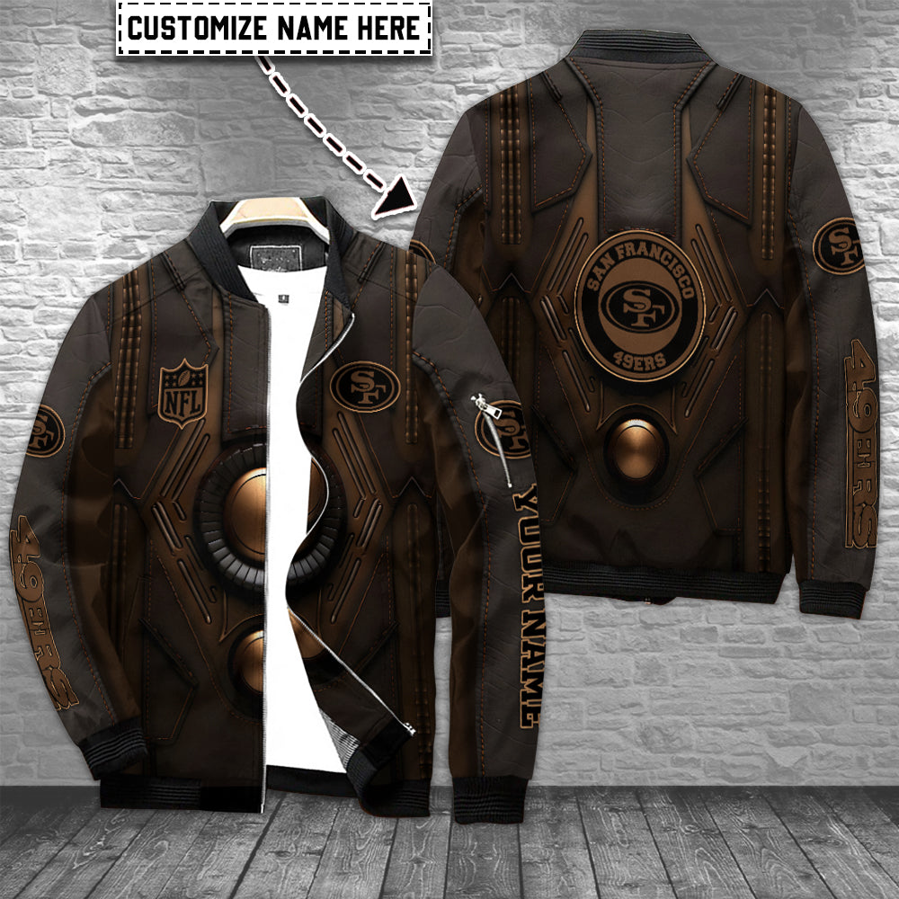 San Francisco 49ers Personalized Bomber Jacket AZCBJ170