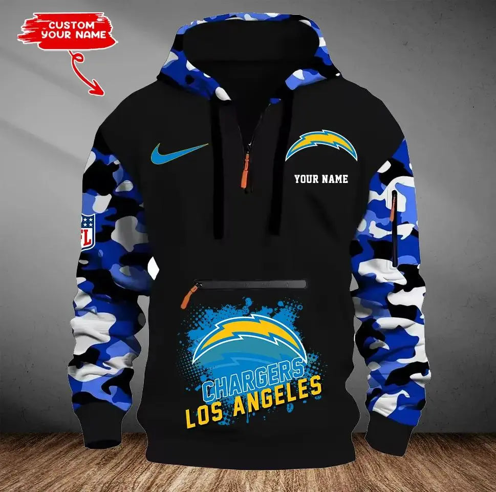 Los Angeles Chargers Camouflage Hooded Sweatshirt HA49