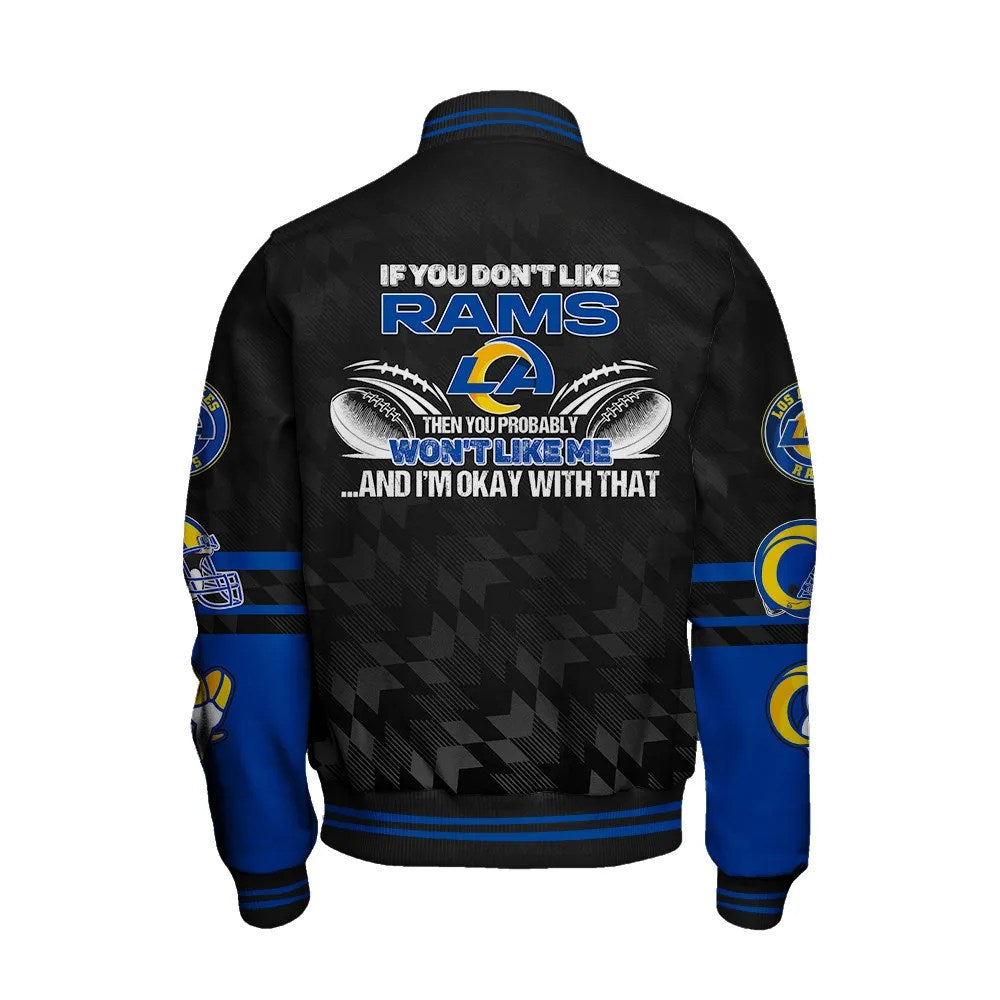 Los Angeles Rams National Football Conference Unisex Varsity Jacket AZDDVJK000012