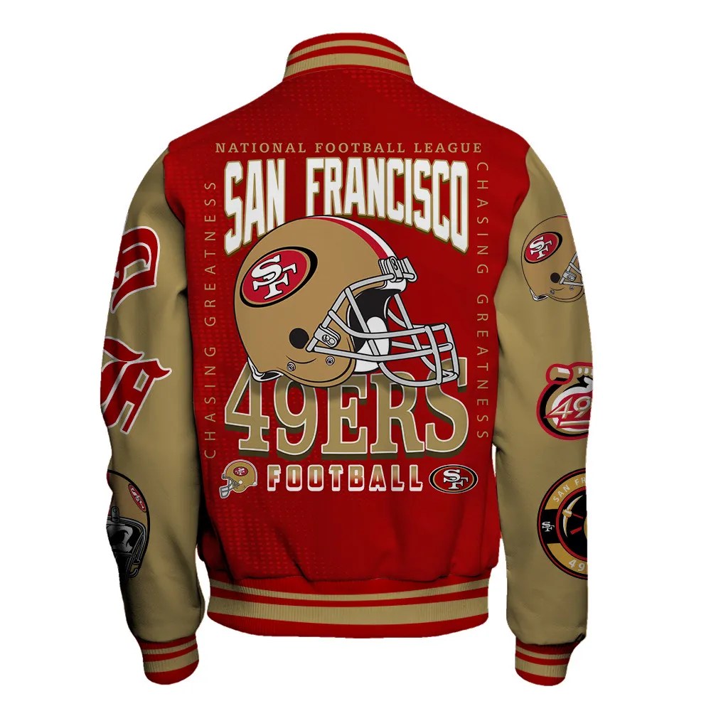 San Francisco 49ers National Football Conference Unisex Varsity Jacket AZDDVJK000026