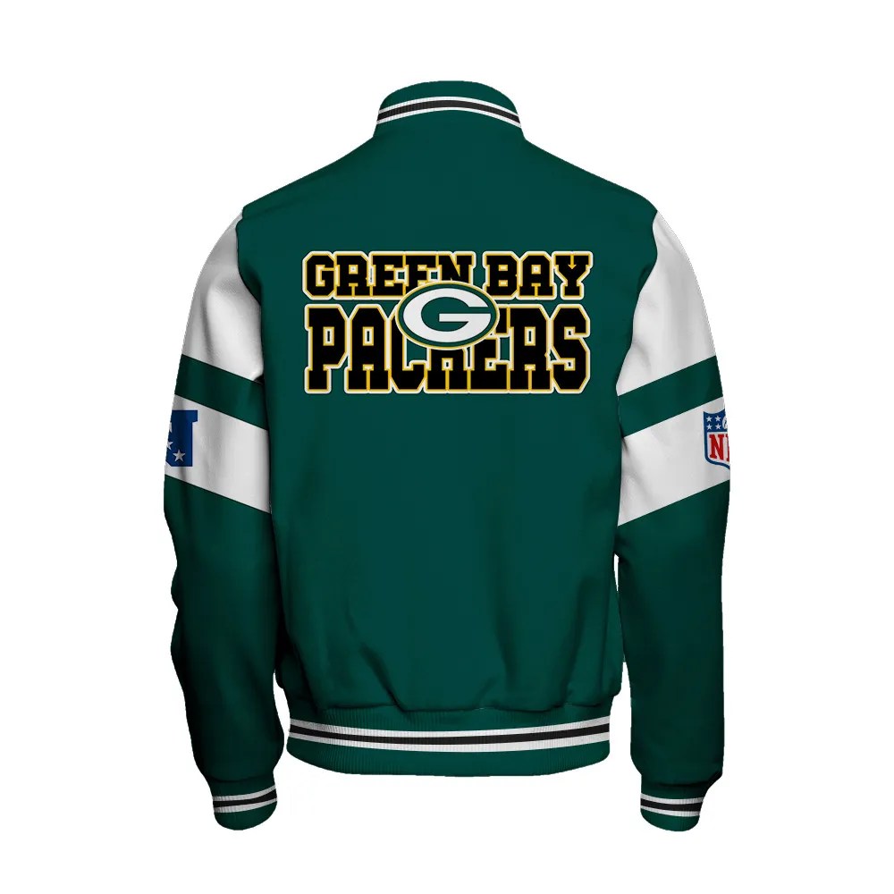 Green Bay Packers National Football Conference Unisex Varsity Jacket AZDDVJK000008