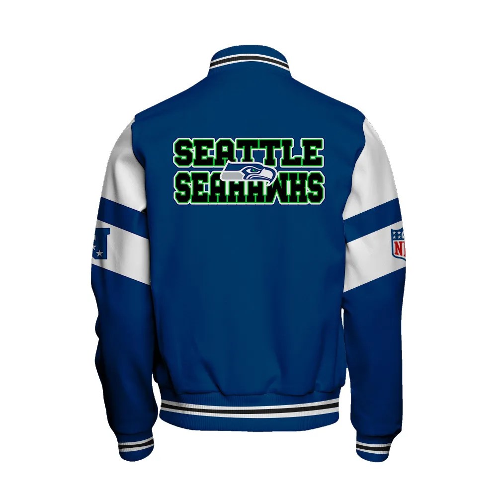 Seattle Seahawks National Football Conference Unisex Varsity Jacket AZDDVJK000027