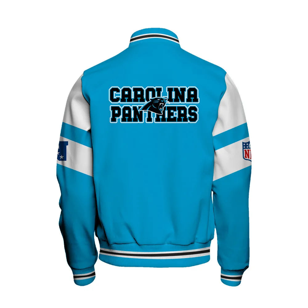 Carolina Panthers National Football Conference Unisex Varsity Jacket AZDDVJK000003