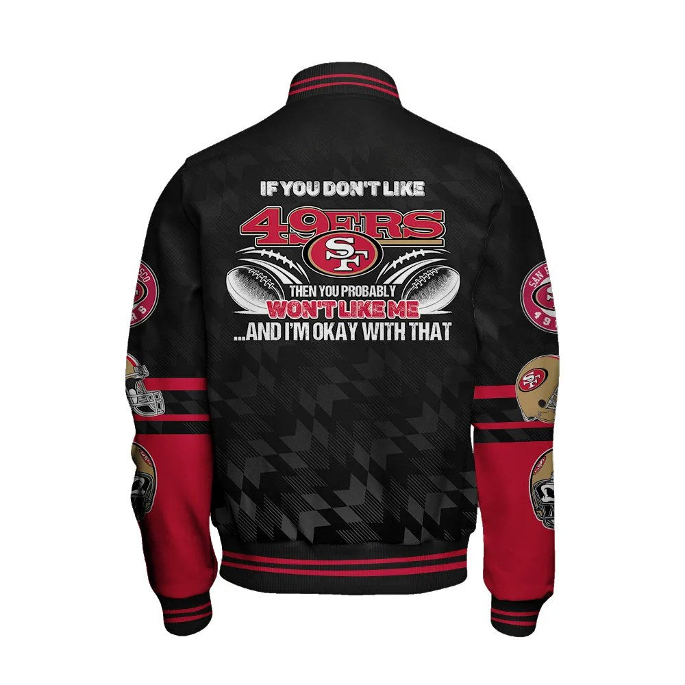 San Francisco 49ers National Football Conference Unisex Varsity Jacket AZDDVJK000025