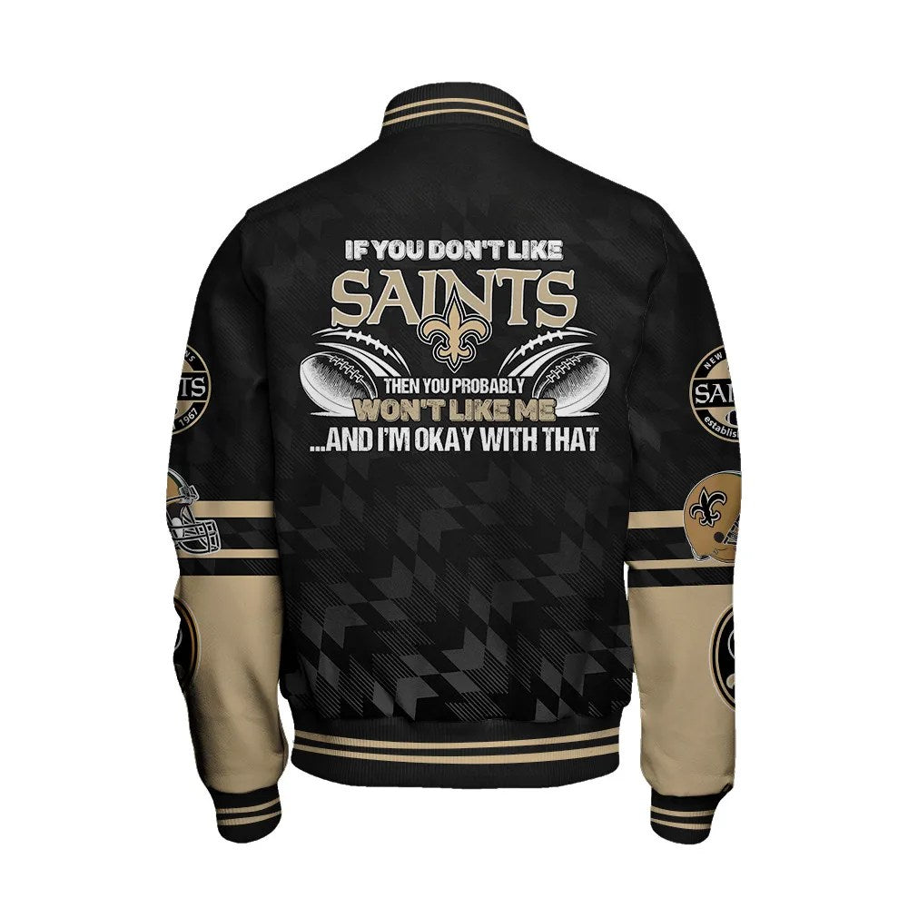 New Orleans Saints National Football Conference Unisex Varsity Jacket AZDDVJK000017