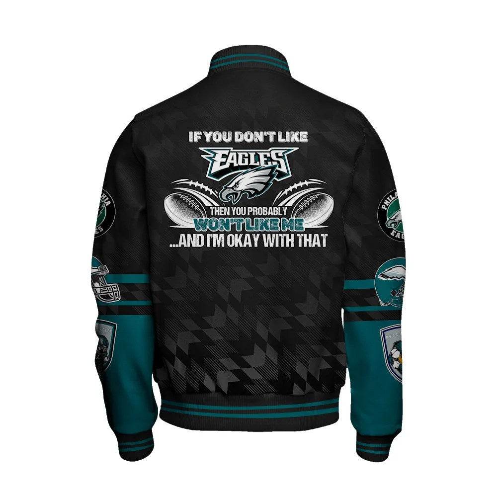 Philadelphia Eagles National Football Conference Unisex Varsity Jacket AZDDVJK000022
