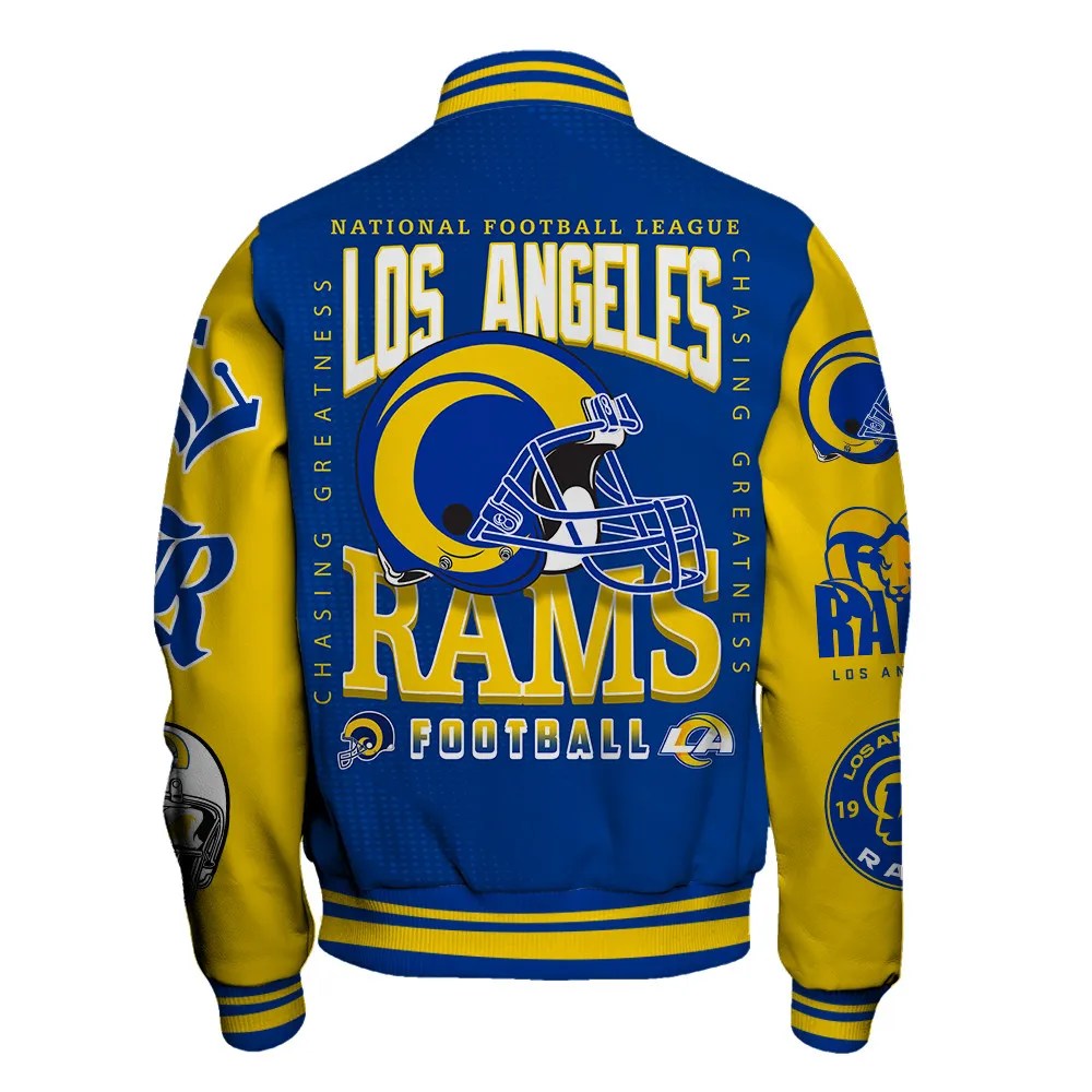 Los Angeles Rams National Football Conference Unisex Varsity Jacket AZDDVJK000013