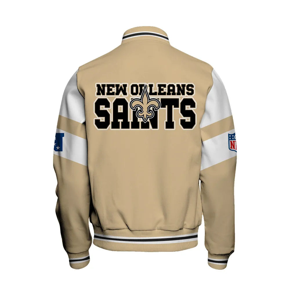 New Orleans Saints National Football Conference Unisex Varsity Jacket AZDDVJK000016
