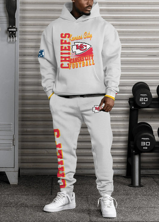 Kansas City Chiefs Combo Pullover Hoodie And Sweatpants AZBTPHSP000370