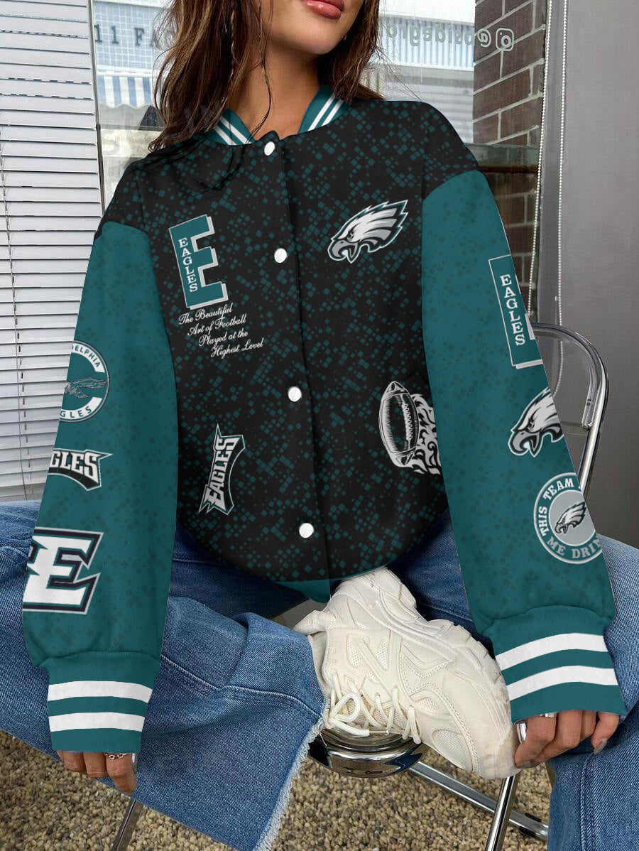 Philadelphia Eagles National Football League Varsity Jacket AZBTVJK000617