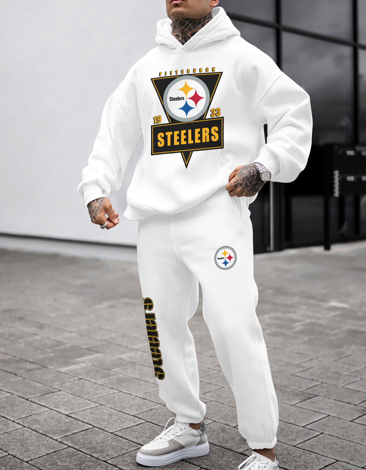 Pittsburgh Steelers Combo Pullover Hoodie And Sweatpants AZBTPHSP000081