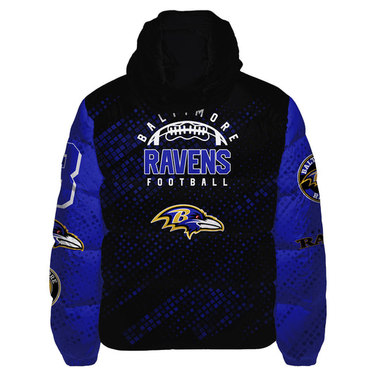 Baltimore Ravens CozyCloud Down Jacket AZBTDWJ000056