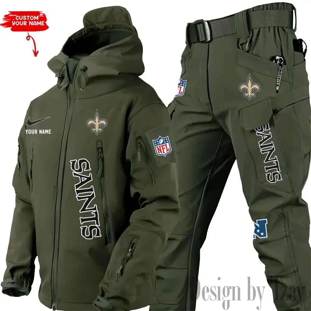 New Orleans Saints Outdoor Jacket and Pants 000058