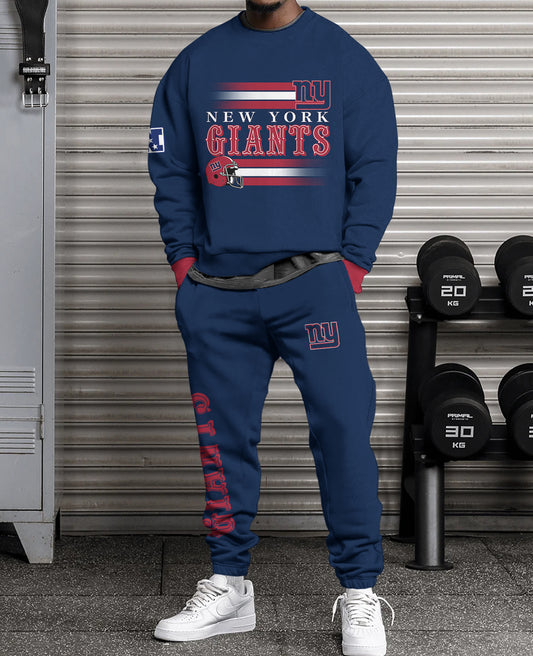 New York Giants Combo 3D Sweatsuit and Sweatpants Unisex CBSP35