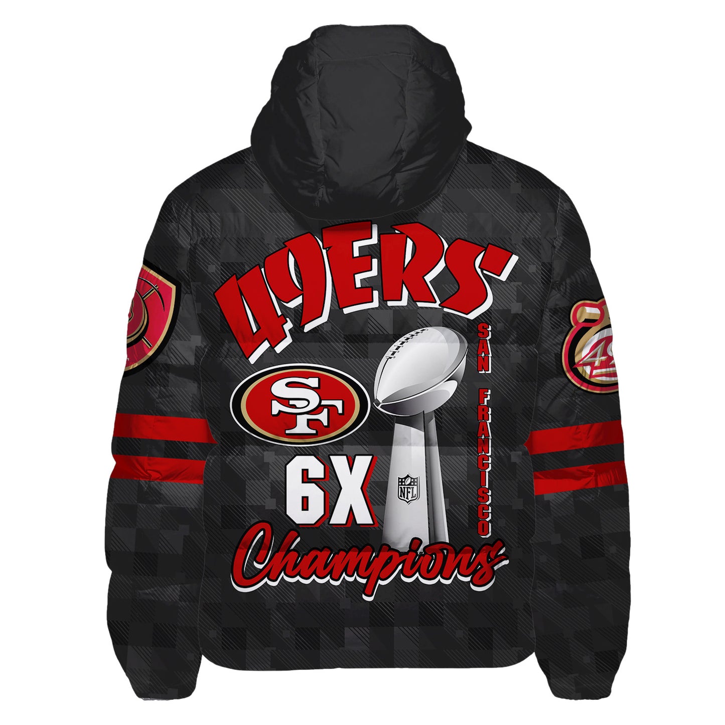 San Francisco 49ers CozyCloud Down Jacket AZBTDWJ000312