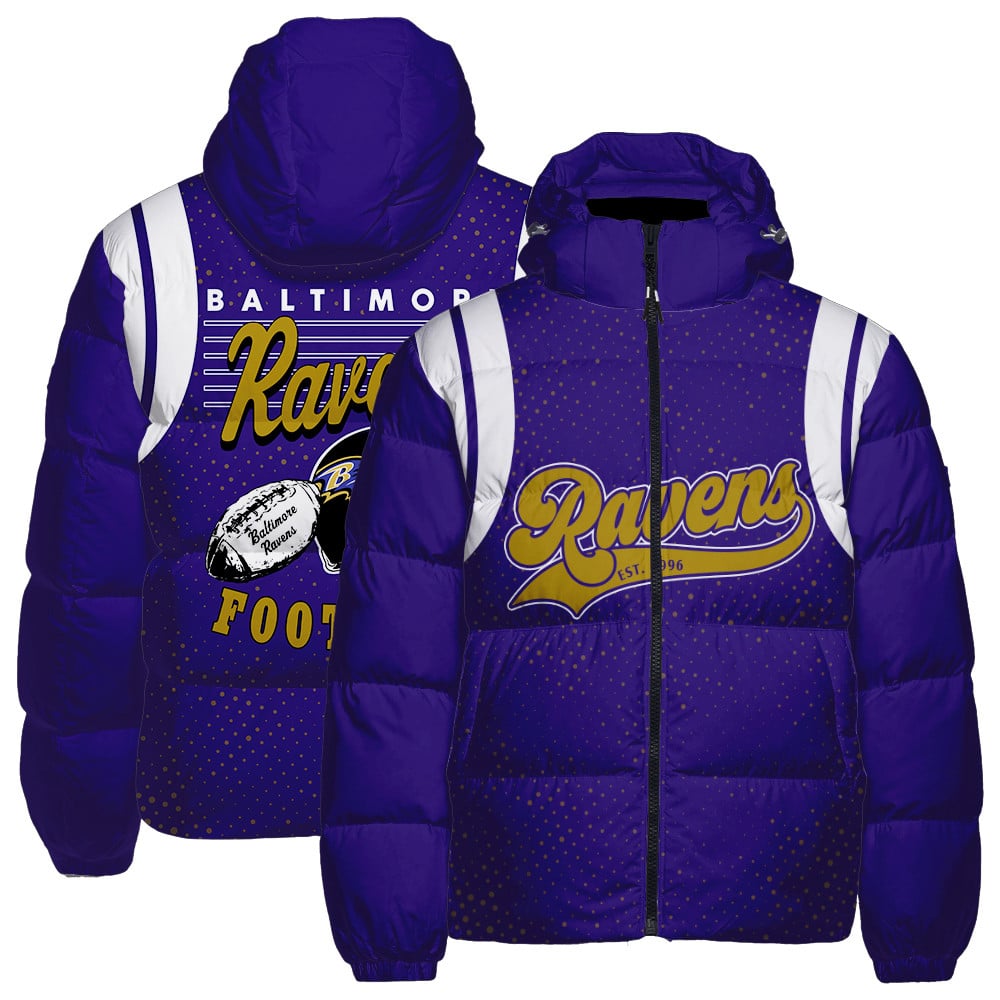 Baltimore Ravens CozyCloud Down Jacket AZBTDWJ000271