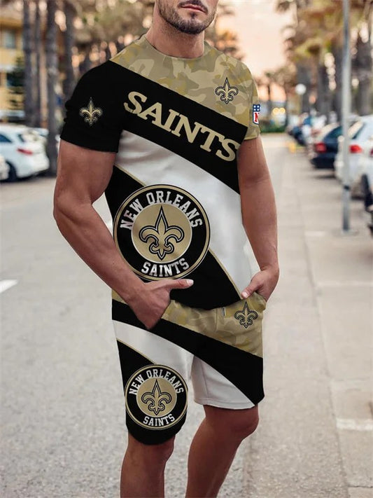 New Orleans Saints T-shirt and Shorts AZTS096