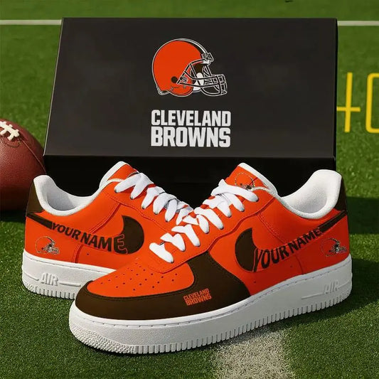 Cleveland Browns New Personalized AF1-1 Sneakers 2025 AZBTAF1N000008