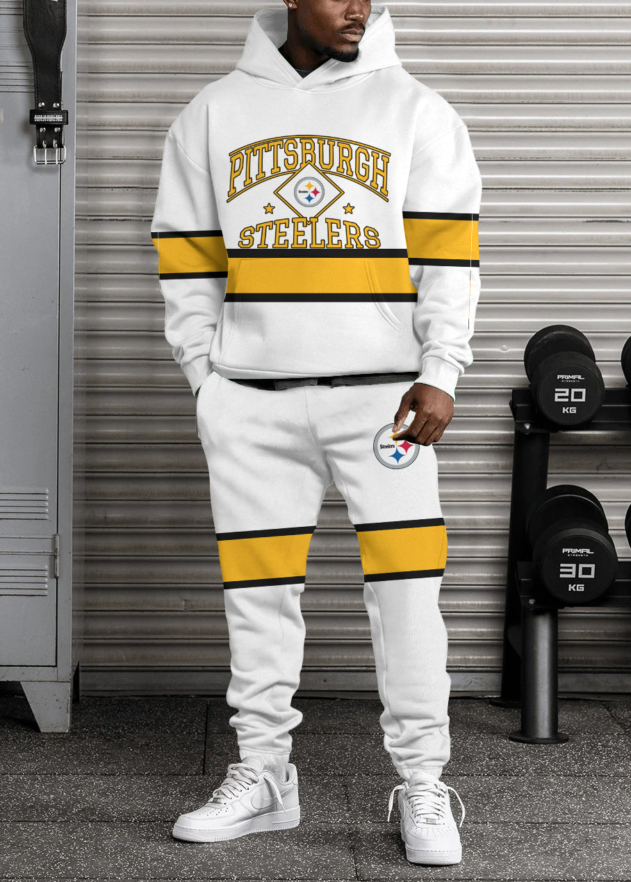Pittsburgh Steelers Combo Pullover Hoodie And Sweatpants AZBTPHSP000108