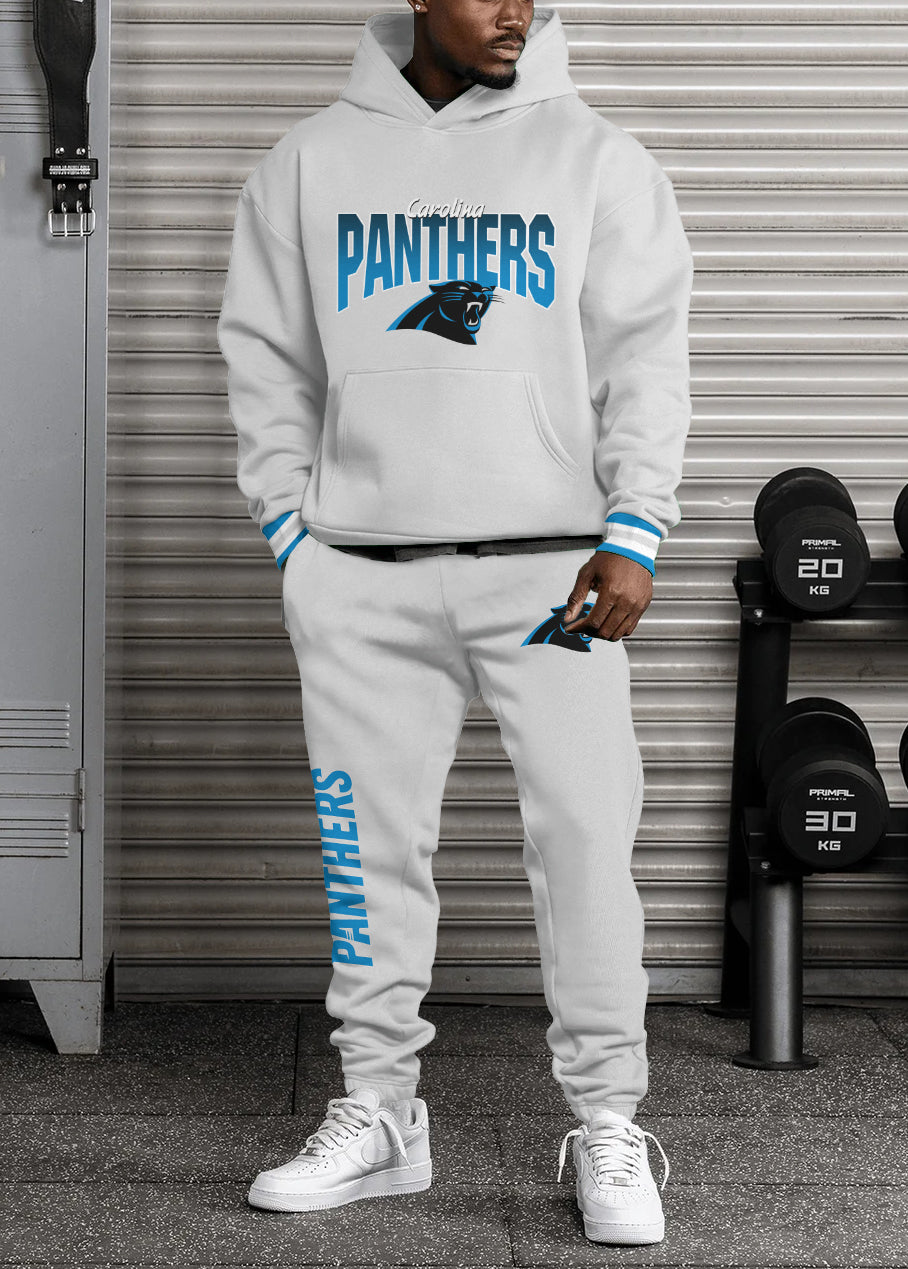 Carolina Panthers Combo Pullover Hoodie And Sweatpants AZBTPHSP000423