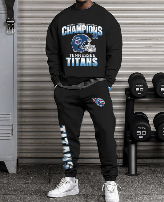 Tennessee Titans Combo 3D Sweatsuit and Sweatpants Unisex CBSP202