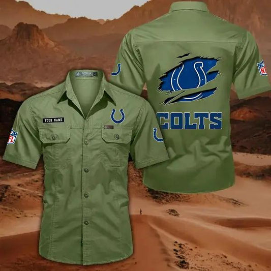 Indianapolis Colts Men’s Short Sleeve Cargo Shirts New 2025 AZBT2DCGS000014
