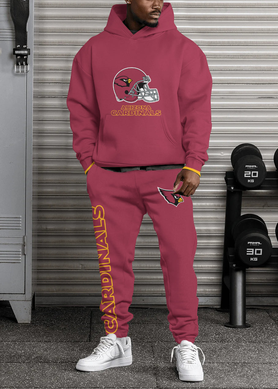 Arizona Cardinals Combo Pullover Hoodie And Sweatpants AZBTPHSP000395