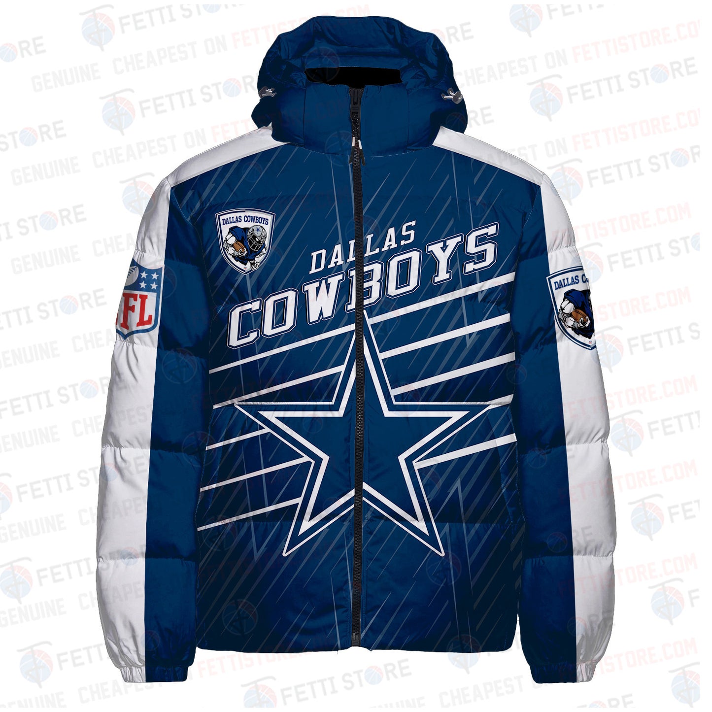 Dallas Cowboys CozyCloud Down Jacket AZBTDWJ000162