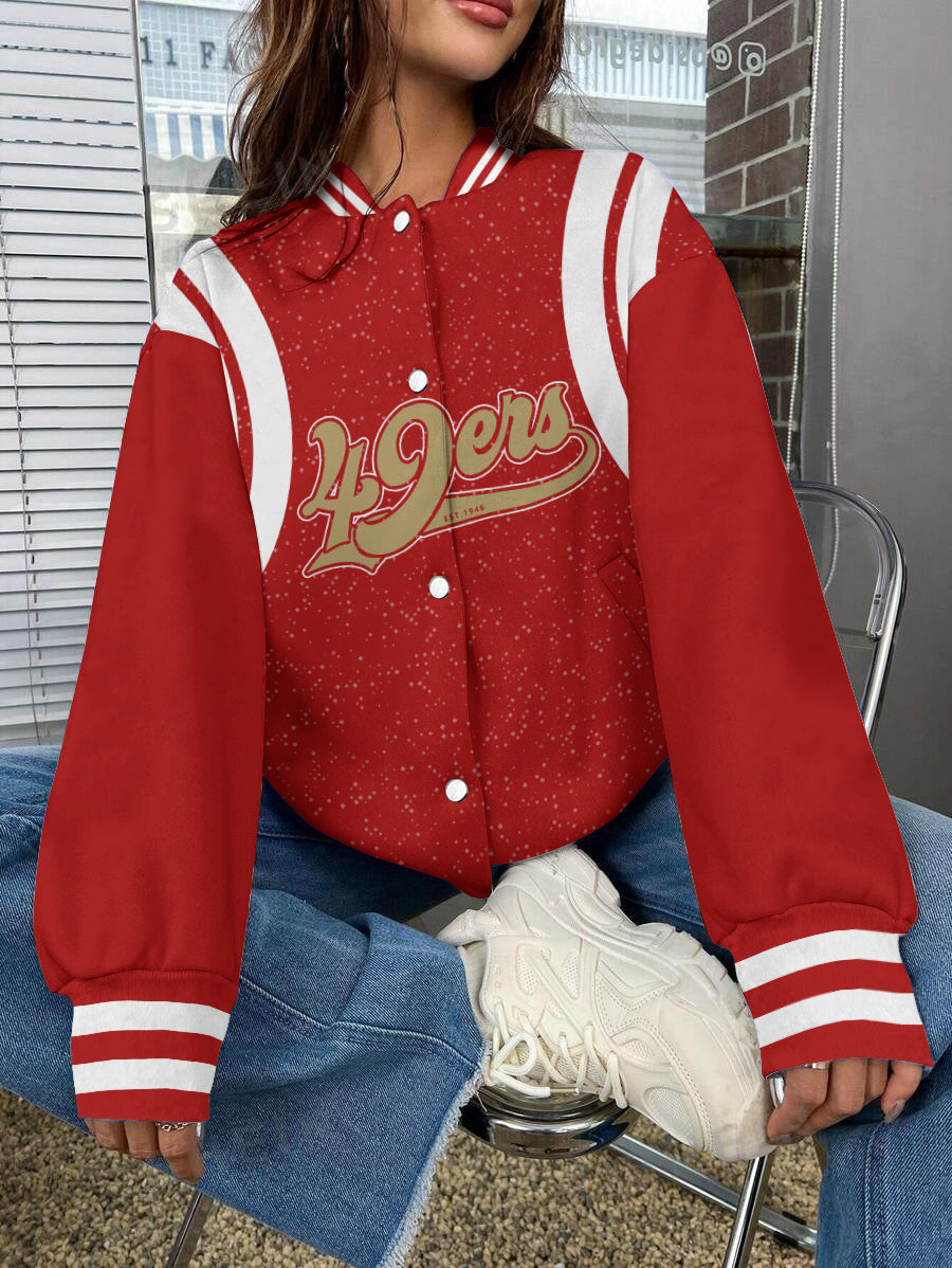 San Francisco 49ers National Football League Varsity Jacket AZBTVJK000641