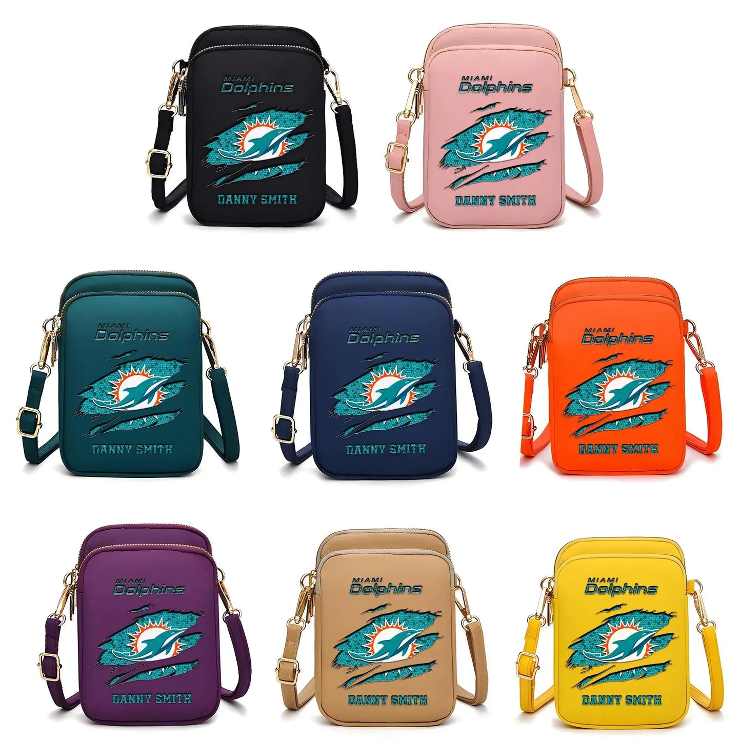 Miami Dolphins Mini Crossbody Bag for Women New Trending 2025 AZBT2DMCB000068
