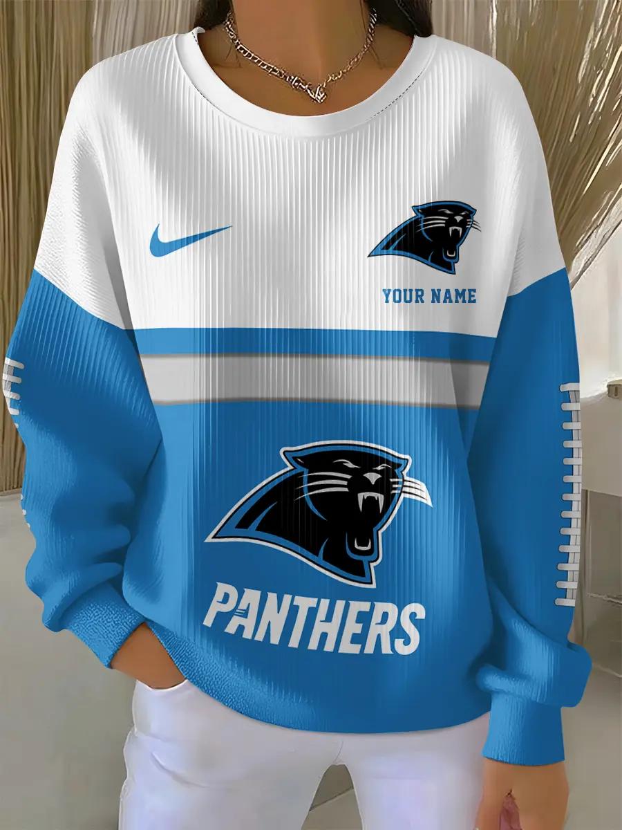 Carolina Panthers Women’s Knit Sweatshirt EM124