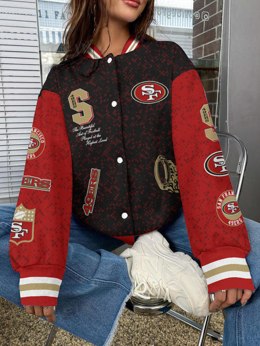 San Francisco 49ers National Football League Varsity Jacket AZBTVJK000647