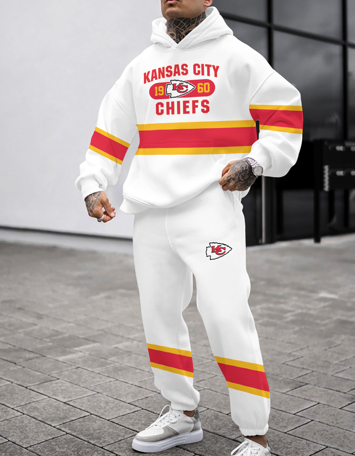 Kansas City Chiefs Combo Pullover Hoodie And Sweatpants AZBTPHSP000119