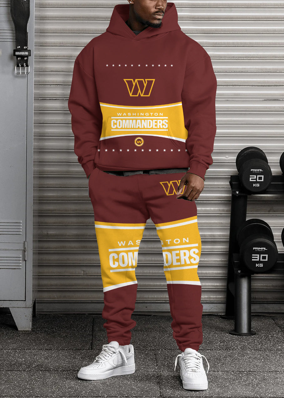 Washington Commanders Combo Pullover Hoodie And Sweatpants AZBTPHSP000056