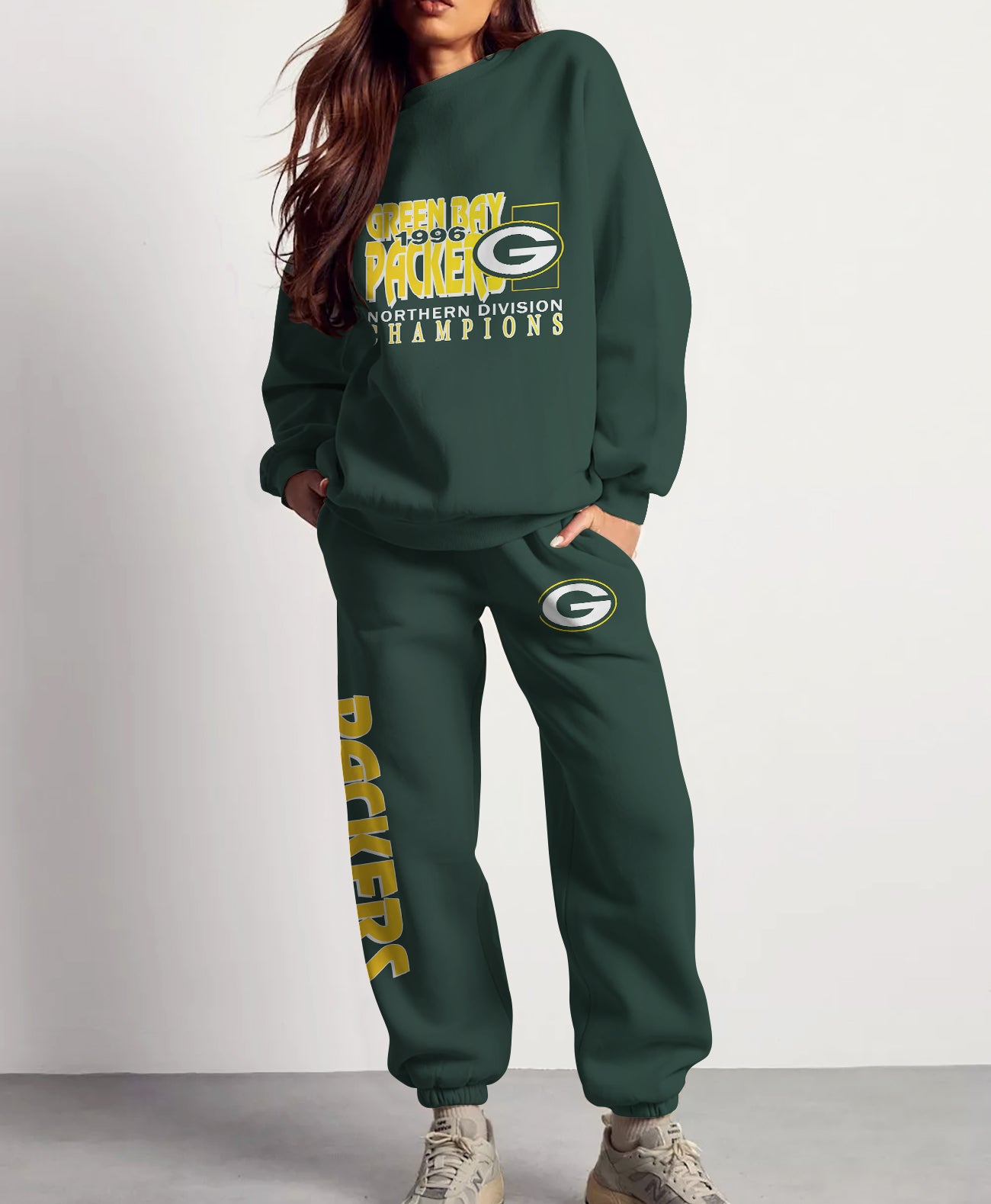 Green Bay Packers Combo 3D Sweatsuit and Sweatpants Unisex CBSP104