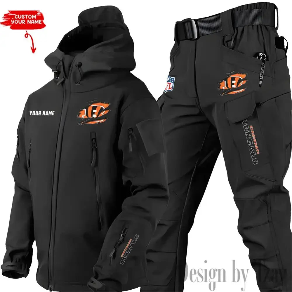 Cincinnati Bengals Outdoor Jacket and Pants 000075