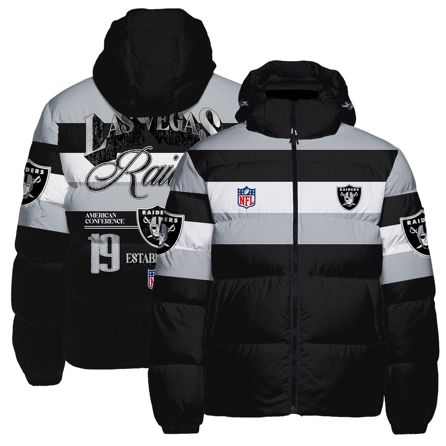 Las Vegas Raiders CozyCloud Down Jacket AZBTDWJ000372