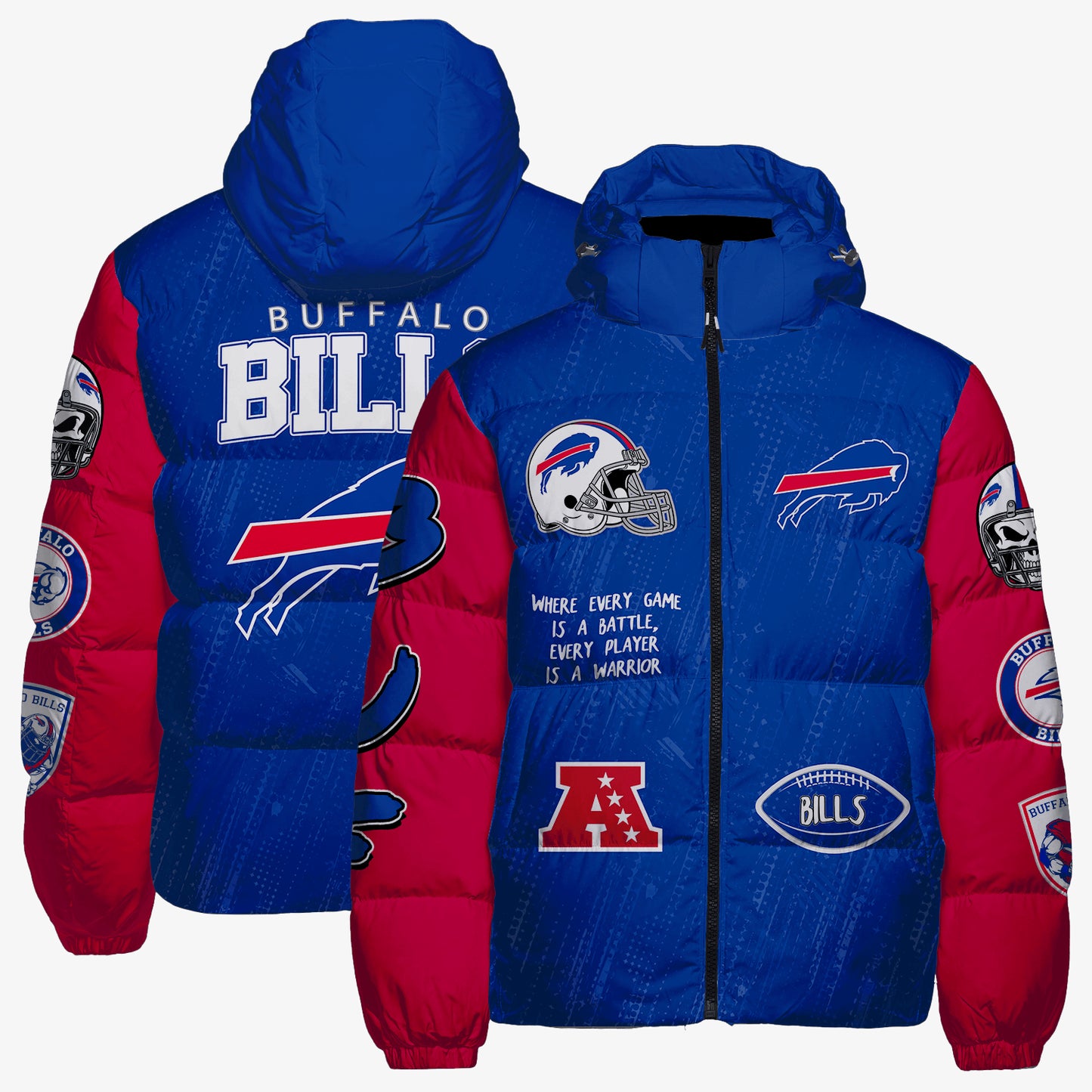 Buffalo Bills CozyCloud Down Jacket AZBTDWJ000116