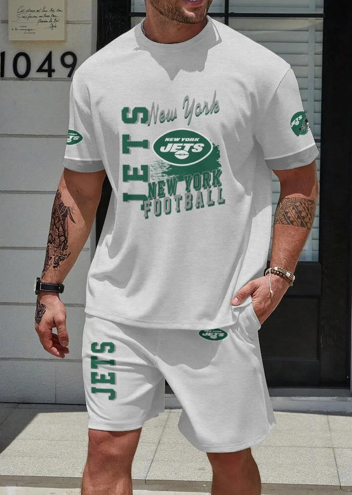 New York Jets T-shirt and Shorts AZBTTSAS000040