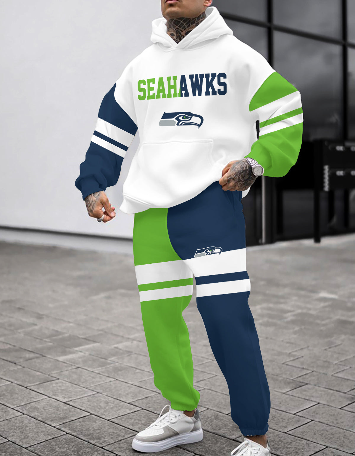 Seattle Seahawks Combo Pullover Hoodie And Sweatpants AZBTPHSP000276