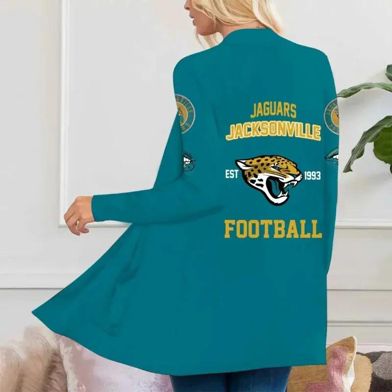 Jacksonville Jaguars Women Patch Pocket Cardigan BT087