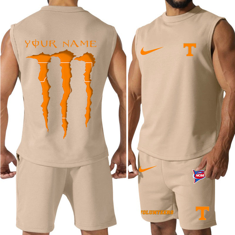 Tennessee Volunteers Colorful Combo Men Jersey Tank Top and Shorts AZBTCMJTTS000045