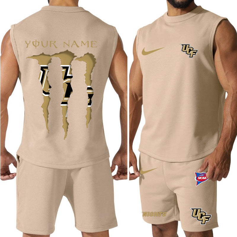 UCF Knights Colorful Combo Men Jersey Tank Top and Shorts AZBTCMJTTS000069