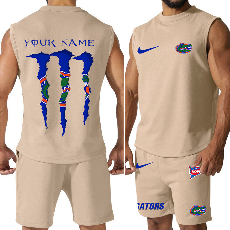 Florida Gators Colorful Combo Men Jersey Tank Top and Shorts AZBTCMJTTS000047